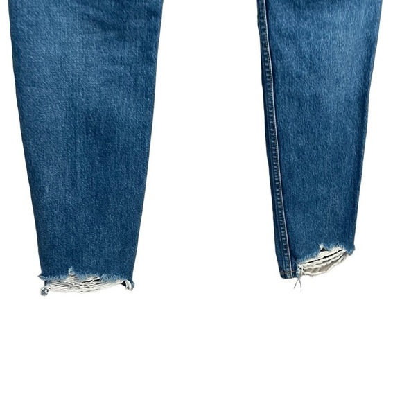 Boyish by HER Billy High Rise Jeans in Mame Wash Distressed Button Fly 28 - Picture 9 of 14